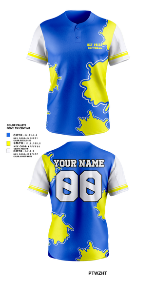 Full Button Softball Jersey, NXT Pride, Softball, Teamtime, Team time, sublimation, custom sports apparel, team uniforms, spirit wear, spiritwear, sports uniforms, custom shirts, team store, custom team store, fundraiser sports, apparel fundraiser