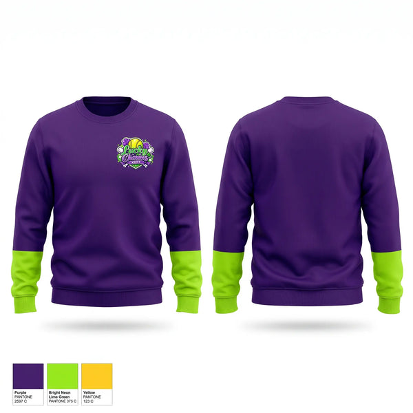 Crew Neck Sweatshirt, Lucky Charms, Softball, Teamtime, Team time, sublimation, custom sports apparel, team uniforms, spirit wear, spiritwear, sports uniforms, custom shirts, team store, custom team store, fundraiser sports, apparel fundraiser