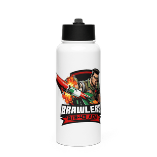 Charleston Fire Marshal 80486260 Stainless Steel Water Bottle with a Straw Lid