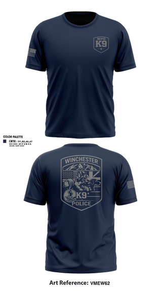 Old School Cotton Feel Shirt, WPD K9, Police, Teamtime, Team time, sublimation, custom sports apparel, team uniforms, spirit wear, spiritwear, sports uniforms, custom shirts, team store, custom team store, fundraiser sports, apparel fundraiser