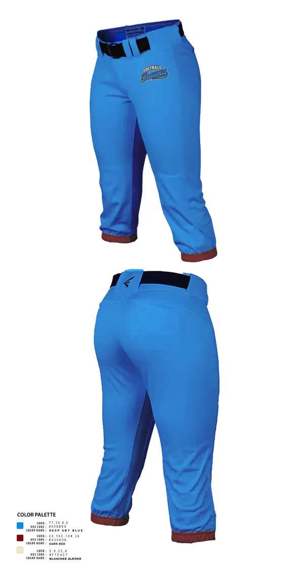 Softball Pants, Softball ShaunaS, Softball, Teamtime, Team time, sublimation, custom sports apparel, team uniforms, spirit wear, spiritwear, sports uniforms, custom shirts, team store, custom team store, fundraiser sports, apparel fundraiser