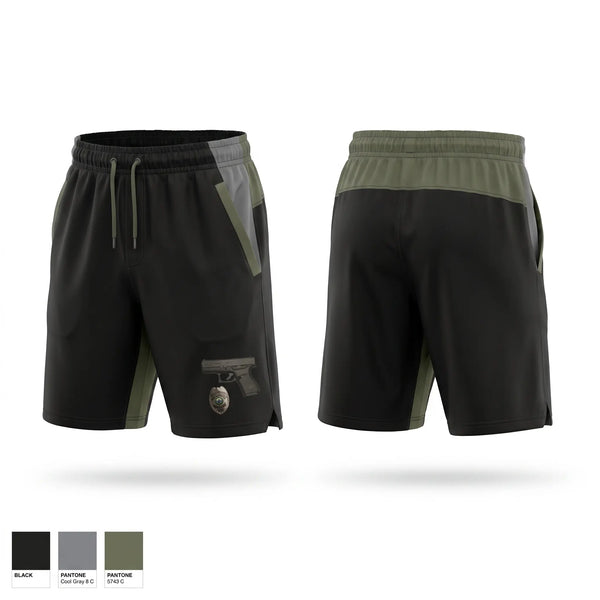 Athletic Shorts With Pockets, Huntingdon Police Department, Police, Teamtime, Team time, sublimation, custom sports apparel, team uniforms, spirit wear, spiritwear, sports uniforms, custom shirts, team store, custom team store, fundraiser sports, apparel fundraiser
