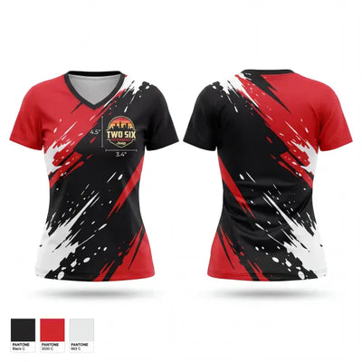 Two Six Offroad 1950955 Women's Short Sleeve V-neck Shirt - 1