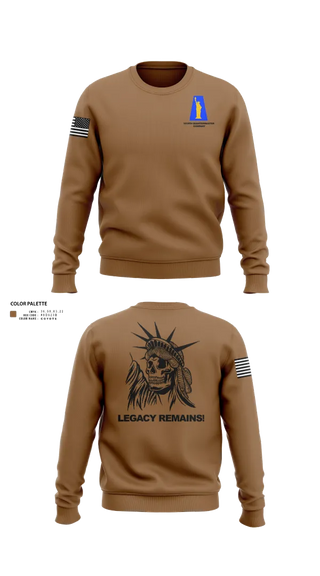 Crew Neck Sweatshirt, 1019th Quartermaster Company, , Teamtime, Team time, sublimation, custom sports apparel, team uniforms, spirit wear, spiritwear, sports uniforms, custom shirts, team store, custom team store, fundraiser sports, apparel fundraiser