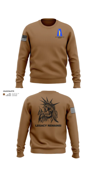 1019th Quartermaster Company 13323888 Crew Neck Sweatshirt - 25