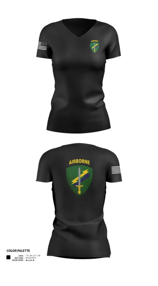 Womens Short Sleeve Vneck Shirt, Civil Affairs, , Teamtime, Team time, sublimation, custom sports apparel, team uniforms, spirit wear, spiritwear, sports uniforms, custom shirts, team store, custom team store, fundraiser sports, apparel fundraiser