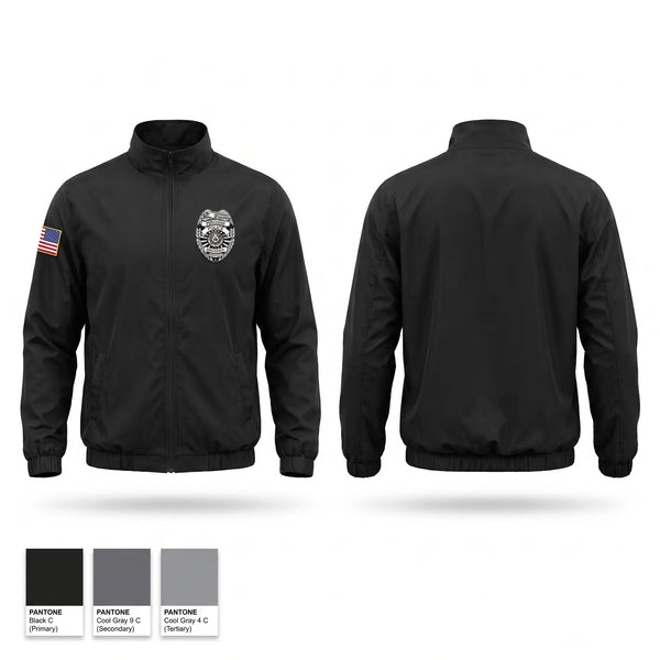 Windbreaker, Presidio Police Department, Police, Teamtime, Team time, sublimation, custom sports apparel, team uniforms, spirit wear, spiritwear, sports uniforms, custom shirts, team store, custom team store, fundraiser sports, apparel fundraiser