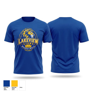 Short Sleeve Performance Shirt, Lakeview Lions, Women's Basketball, Teamtime, Team time, sublimation, custom sports apparel, team uniforms, spirit wear, spiritwear, sports uniforms, custom shirts, team store, custom team store, fundraiser sports, apparel fundraiser