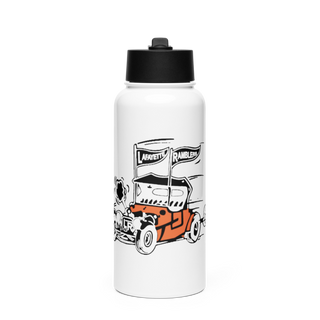 Lafayette Middle School Volleyball 34845919 Stainless Steel Water Bottle with a Straw Lid