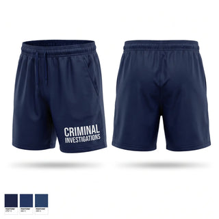 Athletic Shorts With Pockets, Criminal Investigations, Police, Teamtime, Team time, sublimation, custom sports apparel, team uniforms, spirit wear, spiritwear, sports uniforms, custom shirts, team store, custom team store, fundraiser sports, apparel fundraiser