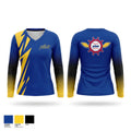 Pilots Women's Long Sleeve V-neck Shirt - 1