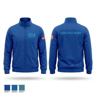 Windbreaker, GSA, Space Force, Teamtime, Team time, sublimation, custom sports apparel, team uniforms, spirit wear, spiritwear, sports uniforms, custom shirts, team store, custom team store, fundraiser sports, apparel fundraiser