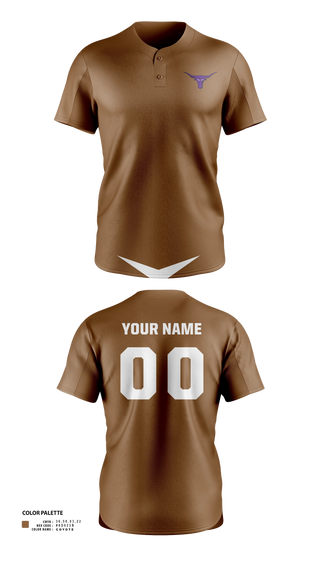 Two Button Softball Jersey, Longhorns, Softball, Teamtime, Team time, sublimation, custom sports apparel, team uniforms, spirit wear, spiritwear, sports uniforms, custom shirts, team store, custom team store, fundraiser sports, apparel fundraiser