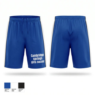 Athletic Shorts With Pockets, Cambridge springs girls soccer, Women's Soccer, Teamtime, Team time, sublimation, custom sports apparel, team uniforms, spirit wear, spiritwear, sports uniforms, custom shirts, team store, custom team store, fundraiser sports, apparel fundraiser