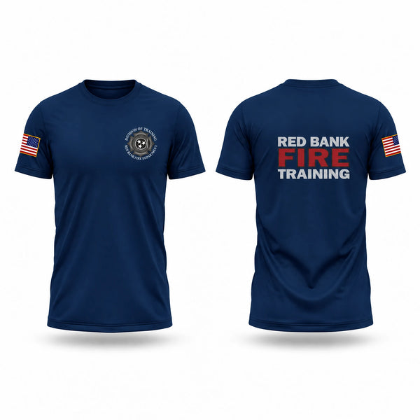 Old School Cotton Feel Shirt, Red Bank Fire Department, Fire Department, Teamtime, Team time, sublimation, custom sports apparel, team uniforms, spirit wear, spiritwear, sports uniforms, custom shirts, team store, custom team store, fundraiser sports, apparel fundraiser