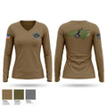 145 SFS 45574780 Women's Long Sleeve V-neck Shirt - 1