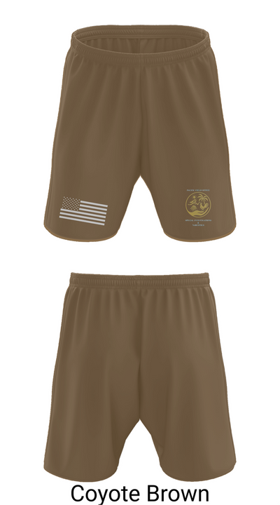 Dept. of the Army Criminal Investigation Division 32891005 Athletic Shorts With Pockets - 9