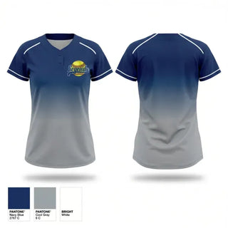 Two Button Softball Jersey, Legends, Softball, Teamtime, Team time, sublimation, custom sports apparel, team uniforms, spirit wear, spiritwear, sports uniforms, custom shirts, team store, custom team store, fundraiser sports, apparel fundraiser