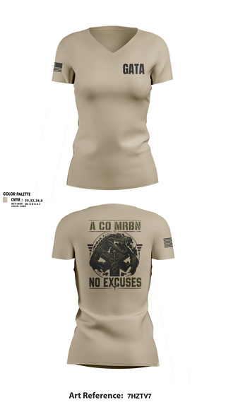 Womens Short Sleeve Vneck Shirt, MRBN -A Co, Army, Teamtime, Team time, sublimation, custom sports apparel, team uniforms, spirit wear, spiritwear, sports uniforms, custom shirts, team store, custom team store, fundraiser sports, apparel fundraiser