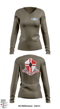 92nd EN BN S3 82988191 Women's Long Sleeve V-neck Shirt - 2