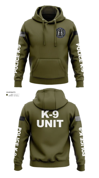 Hoodie, EPD K-9, Police, Teamtime, Team time, sublimation, custom sports apparel, team uniforms, spirit wear, spiritwear, sports uniforms, custom shirts, team store, custom team store, fundraiser sports, apparel fundraiser