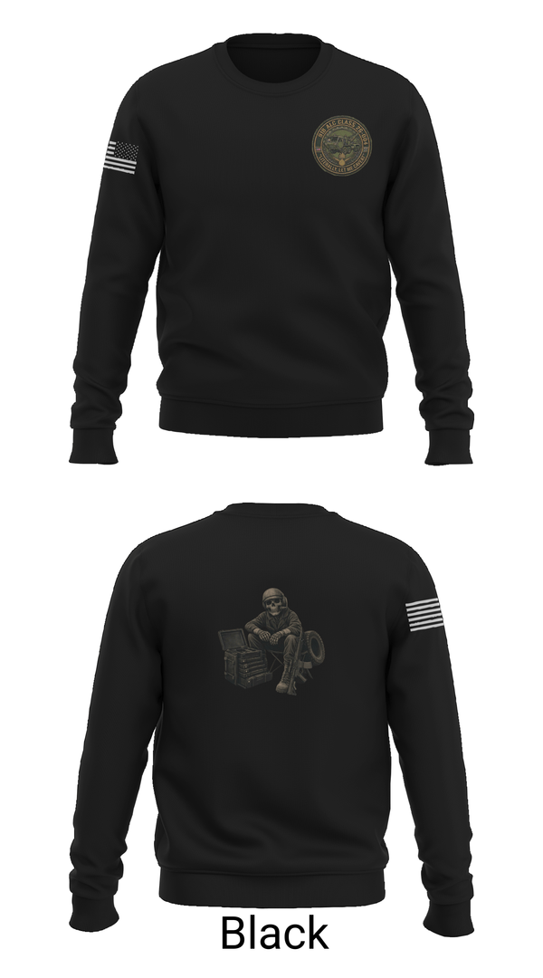 Crew Neck Sweatshirt, ALC CLASS 26-004, Army, Teamtime, Team time, sublimation, custom sports apparel, team uniforms, spirit wear, spiritwear, sports uniforms, custom shirts, team store, custom team store, fundraiser sports, apparel fundraiser