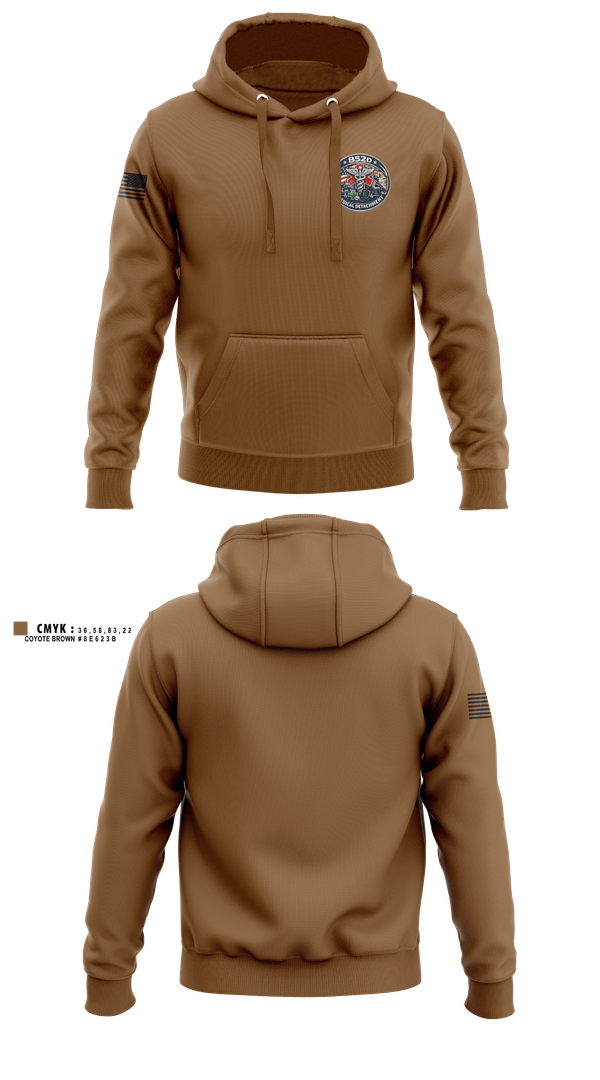 Hoodie, 852D Medical Detachment, Army, Teamtime, Team time, sublimation, custom sports apparel, team uniforms, spirit wear, spiritwear, sports uniforms, custom shirts, team store, custom team store, fundraiser sports, apparel fundraiser