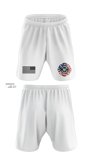 Athletic Shorts With Pockets, Company 52, Fire Department, Teamtime, Team time, sublimation, custom sports apparel, team uniforms, spirit wear, spiritwear, sports uniforms, custom shirts, team store, custom team store, fundraiser sports, apparel fundraiser