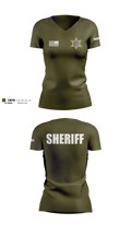 Clay County Sheriff Women's Short Sleeve V-neck Shirt - 12