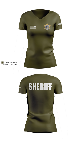 Womens Short Sleeve Vneck Shirt, Clay County Courts, Police, Teamtime, Team time, sublimation, custom sports apparel, team uniforms, spirit wear, spiritwear, sports uniforms, custom shirts, team store, custom team store, fundraiser sports, apparel fundraiser