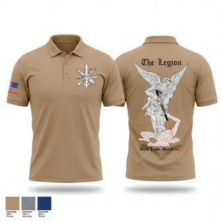 Short Sleeve Performance Polo, 1st Platoon / B CO / 2-5 CAV, Army, Teamtime, Team time, sublimation, custom sports apparel, team uniforms, spirit wear, spiritwear, sports uniforms, custom shirts, team store, custom team store, fundraiser sports, apparel fundraiser