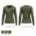 Montreat Police Department Women's Long Sleeve V-neck Shirt - 1