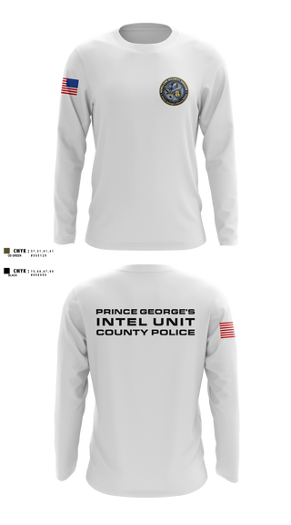 Long Sleeve Performance Shirt, Prince George's County Police Homeland Security Intelligence Unit, Police, Teamtime, Team time, sublimation, custom sports apparel, team uniforms, spirit wear, spiritwear, sports uniforms, custom shirts, team store, custom team store, fundraiser sports, apparel fundraiser