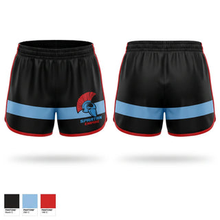 Womens Shorts, Spartans, , Teamtime, Team time, sublimation, custom sports apparel, team uniforms, spirit wear, spiritwear, sports uniforms, custom shirts, team store, custom team store, fundraiser sports, apparel fundraiser