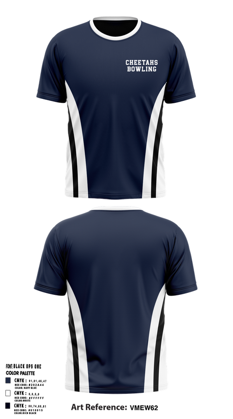 Short Sleeve Performance Shirt, Cheetahs, Bowling, Teamtime, Team time, sublimation, custom sports apparel, team uniforms, spirit wear, spiritwear, sports uniforms, custom shirts, team store, custom team store, fundraiser sports, apparel fundraiser