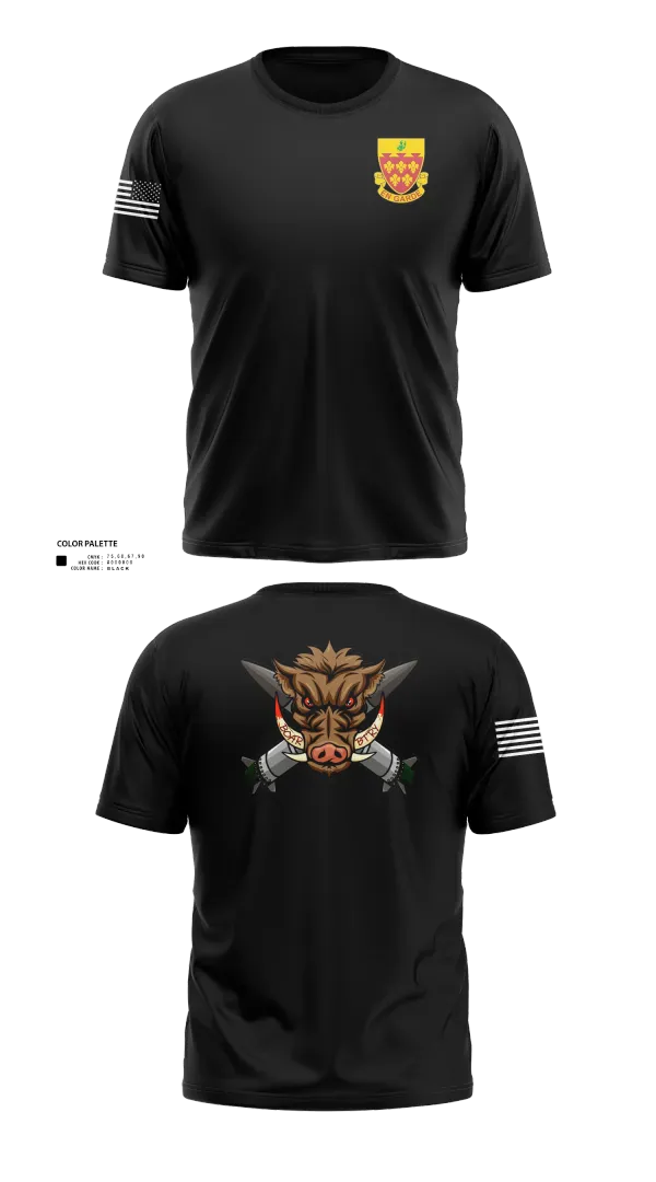 Short Sleeve Performance Shirt, 1-77 FA Bravo Btry, Army, Teamtime, Team time, sublimation, custom sports apparel, team uniforms, spirit wear, spiritwear, sports uniforms, custom shirts, team store, custom team store, fundraiser sports, apparel fundraiser