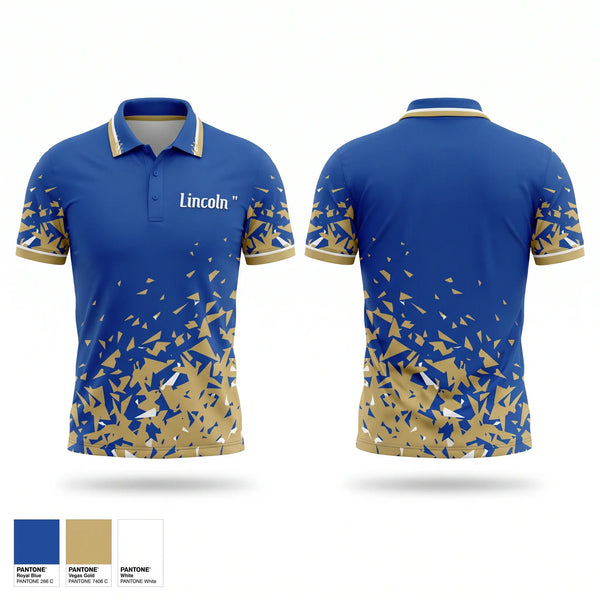 Short Sleeve Performance Polo, LINCOLN AJROTC, Army, Teamtime, Team time, sublimation, custom sports apparel, team uniforms, spirit wear, spiritwear, sports uniforms, custom shirts, team store, custom team store, fundraiser sports, apparel fundraiser