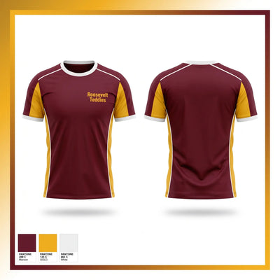 Roosevelt Teddies Short Sleeve Performance Shirt - 1