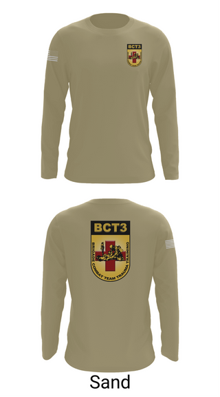 Long Sleeve Performance Shirt, BCT3, Army, Teamtime, Team time, sublimation, custom sports apparel, team uniforms, spirit wear, spiritwear, sports uniforms, custom shirts, team store, custom team store, fundraiser sports, apparel fundraiser