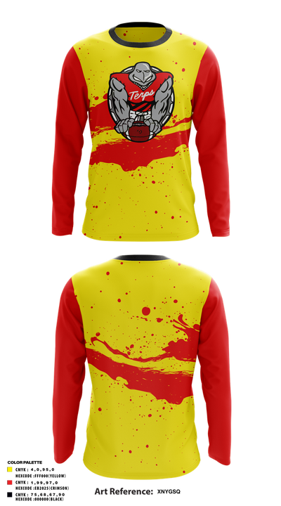 Terps 79977759 Long Sleeve Performance Shirt 1