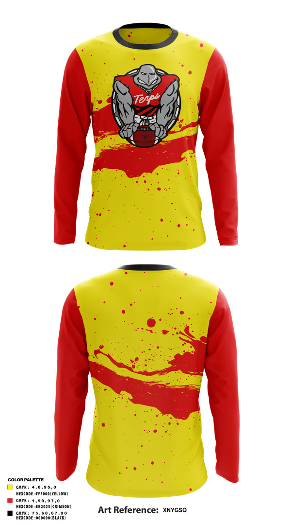 Long Sleeve Performance Shirt, Terps, , Teamtime, Team time, sublimation, custom sports apparel, team uniforms, spirit wear, spiritwear, sports uniforms, custom shirts, team store, custom team store, fundraiser sports, apparel fundraiser