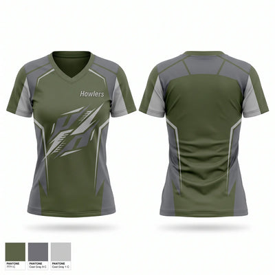 Howlers Women's Short Sleeve V-neck Shirt - 1