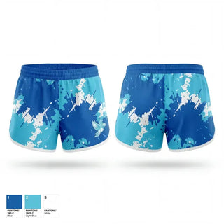 Womens Shorts, Mercer Island Bluebirds, Track & Field, Teamtime, Team time, sublimation, custom sports apparel, team uniforms, spirit wear, spiritwear, sports uniforms, custom shirts, team store, custom team store, fundraiser sports, apparel fundraiser