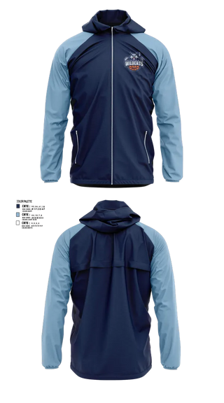 Windbreaker, Midwest Wildcats, Women's Basketball, Teamtime, Team time, sublimation, custom sports apparel, team uniforms, spirit wear, spiritwear, sports uniforms, custom shirts, team store, custom team store, fundraiser sports, apparel fundraiser