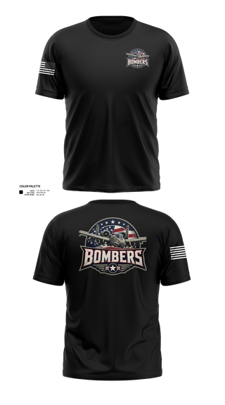 Short Sleeve Performance Shirt, Bombers, Baseball, Teamtime, Team time, sublimation, custom sports apparel, team uniforms, spirit wear, spiritwear, sports uniforms, custom shirts, team store, custom team store, fundraiser sports, apparel fundraiser