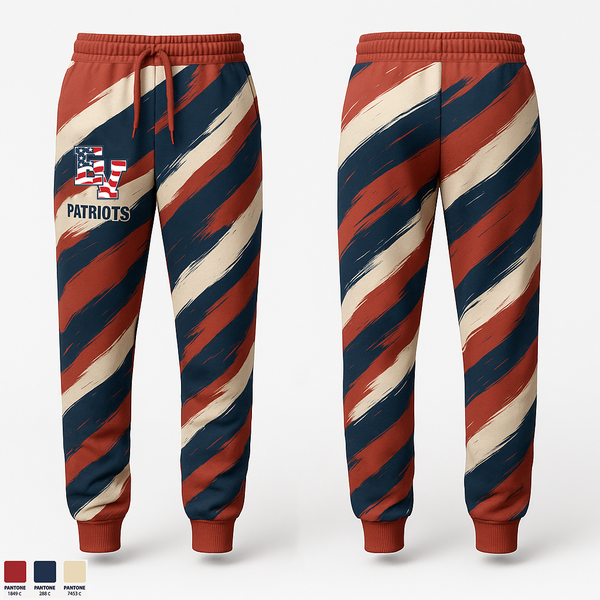 Joggers, Patriots, , Teamtime, Team time, sublimation, custom sports apparel, team uniforms, spirit wear, spiritwear, sports uniforms, custom shirts, team store, custom team store, fundraiser sports, apparel fundraiser
