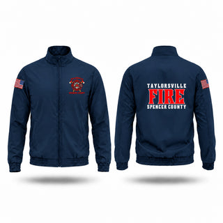 Windbreaker, Taylorsville-Spencer County Fire District, Fire Department, Teamtime, Team time, sublimation, custom sports apparel, team uniforms, spirit wear, spiritwear, sports uniforms, custom shirts, team store, custom team store, fundraiser sports, apparel fundraiser