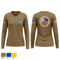 Navy Reserve Center Delaware 4906812 Women's Long Sleeve V-neck Shirt - 1