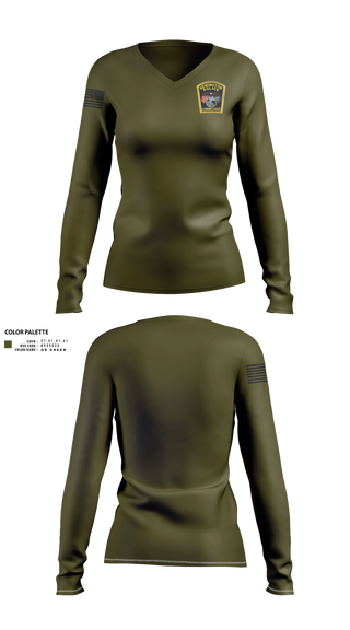 Womens Long Sleeve Vneck Shirt, Patrol, Police, Teamtime, Team time, sublimation, custom sports apparel, team uniforms, spirit wear, spiritwear, sports uniforms, custom shirts, team store, custom team store, fundraiser sports, apparel fundraiser