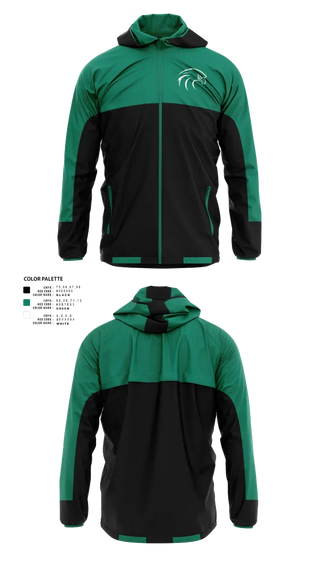 Windbreaker, NSU Riverhawks Football, , Teamtime, Team time, sublimation, custom sports apparel, team uniforms, spirit wear, spiritwear, sports uniforms, custom shirts, team store, custom team store, fundraiser sports, apparel fundraiser
